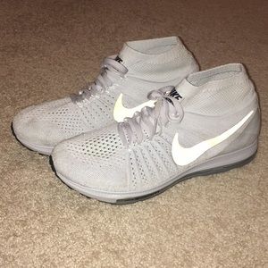 nike mens zoom all out flyknit white